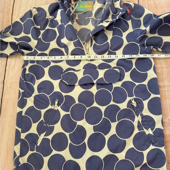 Boden Women's windbreaker jacket pullover Uk 6 Us2 Blue White Jacket Hooded - Picture 3 of 8